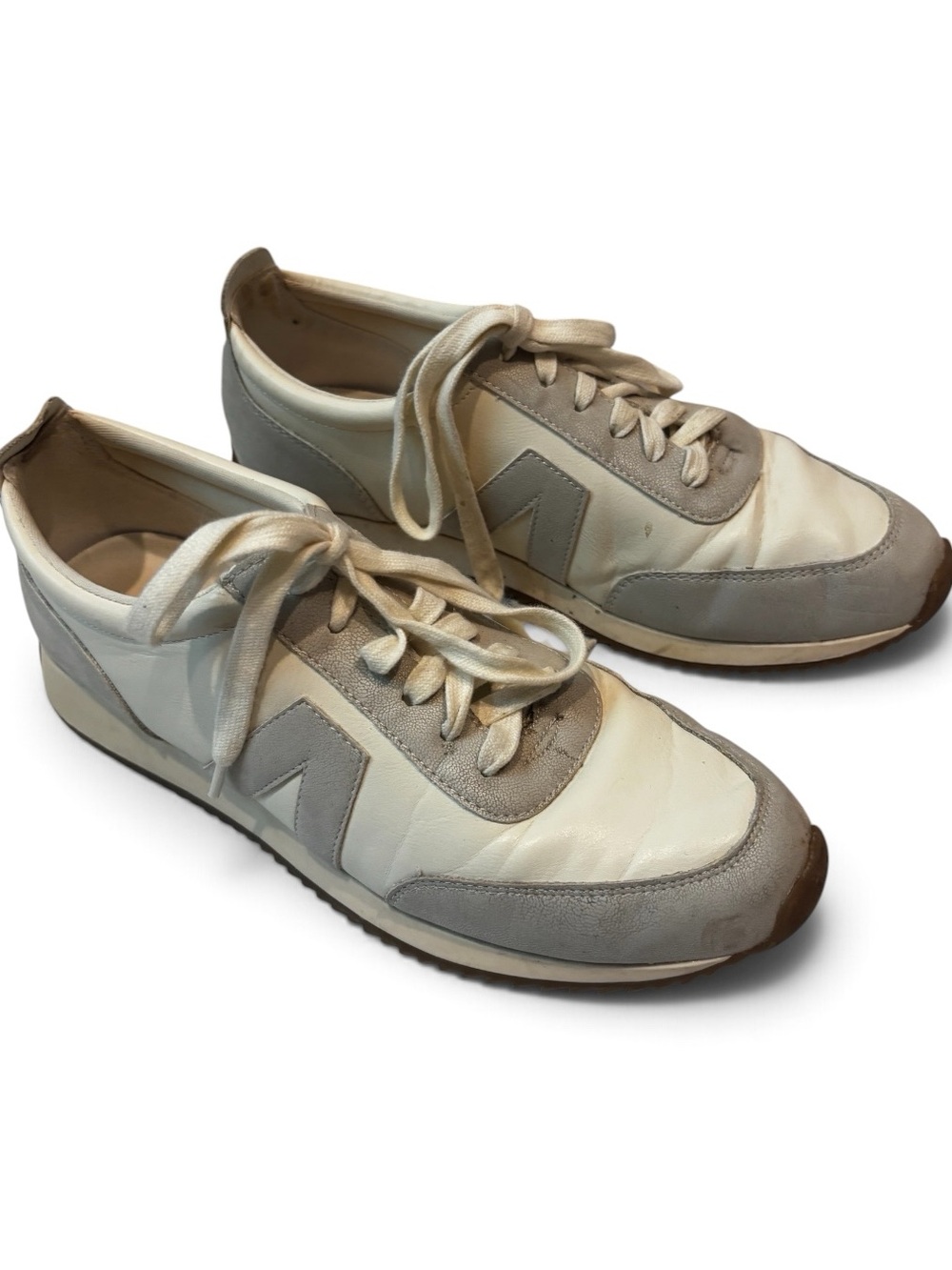 MIA Women's Retro Runner Sneakers - White & Light Gray